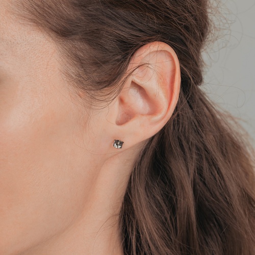 Пусеты Fiore Luna  Grey, SWE2127/2 GRE S фото 4